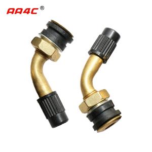 copper alu Tubless rubber aluminum alloy valve flathead
