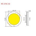US Bridgelux Round 36v 39V 15W 30W 50W Flip Chip COB LED