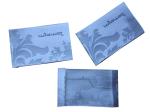 Washable Clothing Woven Labels Elegant Background Veins Customized For bags