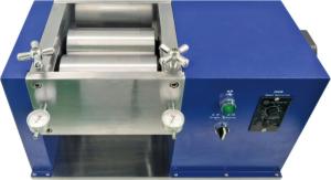 China Battery Electrode Horizontal Hot Roller Press Machine 200mm factory