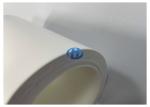 50 μm White LDPE Silicone Coated Polyethylene Release Film Constency In Coating