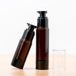 Brown Empty Airless Pump Bottles Lotion Mist Spray Skin Care Cosmetic Bottle
