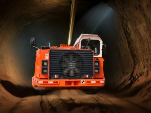 China The DERUI DRUK-30 Mine Articulated Load Haul Dump Truck Underground Mine Usage factory