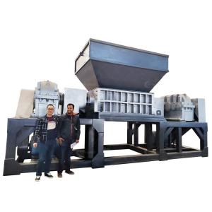 China 9CrSi/D2/SKD-11 Blades Steel Scrap Shredder with 800-5000kg/h Capacity Double Shaft factory