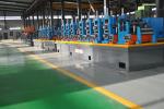 Super Carbon Steel ERW Pipe Mill , High Precision Square Tube Mill Machine