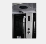 Polished Frame Steam Shower Enclosure , Steam Shower Cubicle Single Door Sliding