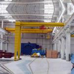 European Half Single Girder Gantry Crane 5T Electric Oveahead Travelling Crane