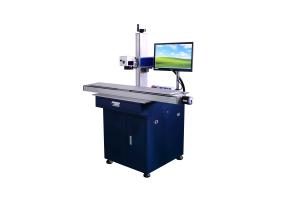 China USB Cable Fiber Laser Marking Machine , HDMI PVC PE Cable Marking Machine factory