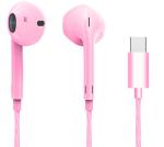 Pink Customized 3.5 Mm Jack Noise Cancelling Sport Earbuds / Headphone For