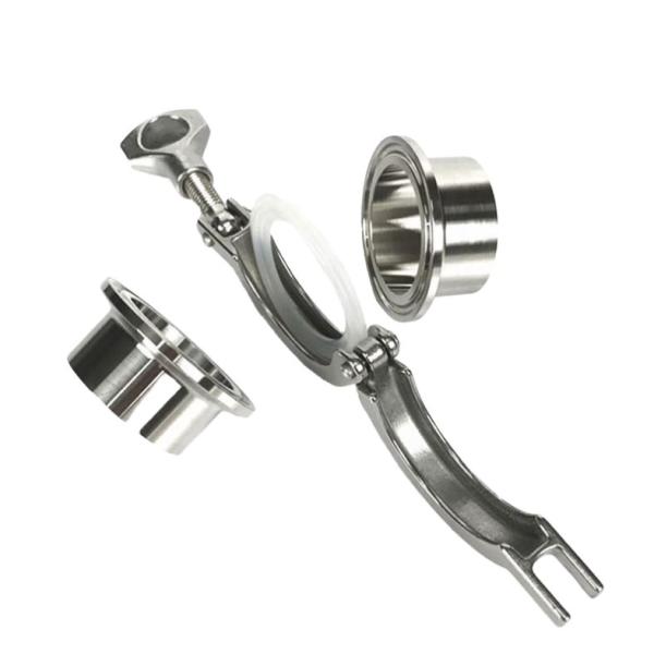 Round Head Code SS304 316L Sanitary Fittings for Sanitary Stainless Steel Pipe