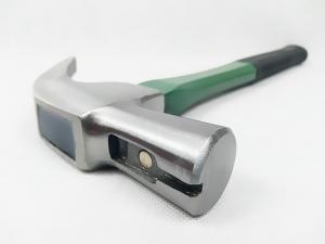 China Industrial Grade Safer And More Durable British Type Carbon Steel Claw hammer with Magnet And Plastic Handle factory