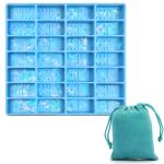 MHC Crystal Silicone Unique Dominoes Set 3d Holographic Designs Epoxy Resin