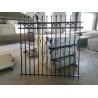 Buy cheap Garden Steel Fence with Black Spear Top Galvanized Tubular Steel Panels 2.4mL x from wholesalers