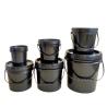 Buy cheap Round 1L 2L 3L 4L 5L Black or White Plastic Bucket with Lid Thickness 1.0 to 2.5 from wholesalers