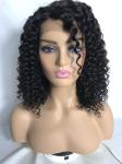 250g Natural Curly Bob Wig