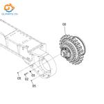 9301480 9270013 Travel Device Motor Assy for EX1200-6 Excavator Parts Repair