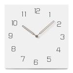 12 Inch Nordic Silent Square Kichen Wall Clocks White Grey Black Wooden Wall