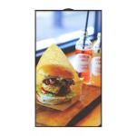 43" Custom Indoor Digital Menu Boards Display FHD Lcd Restaurant Food
