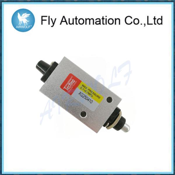 China 5/2 Way Stainless Steel Pneumatic Valves Mechanical 1 / 8 " Plunger Type factory