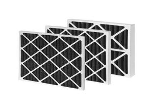 China Square House Hepa Filter Pleated Panel Air Filters For Ventilation System factory