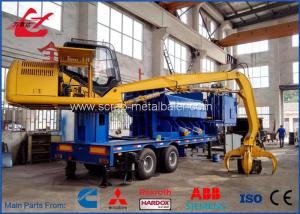 China PLC Automatic Control Scrap Baler Logger , Hydraulic Baling Press Machine factory