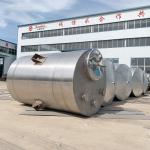 ISO Stainless Steel SS304 SS316 Chemical Storage Tank Horizontal