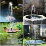 Solar Water Fountain Pump For Bird Bath Garden Pond Fish Tank Aquarium