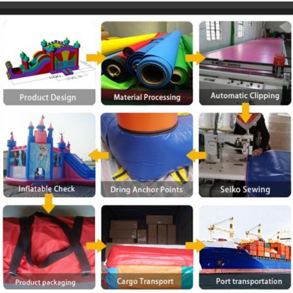 0.55 MM PVC Tarpaulin Crazy Long Water Slide City Giant Inflatable Water Slide