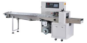 China Film Pulling Horizontal Flow Packing Machine Rotary Form Fill Seal Machine factory
