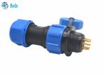 M13 PA66 Waterproof Cable Connectors Panel Mounting Connector 2 3 4 5 6 7 9 Pin