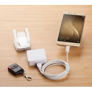 COMER anti-theft security cable locking alarm controller system for acrylic cell