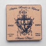 Coffee Cups 4''X4'' Square Cork Coasters Bulk Heat Resistant Printed Words