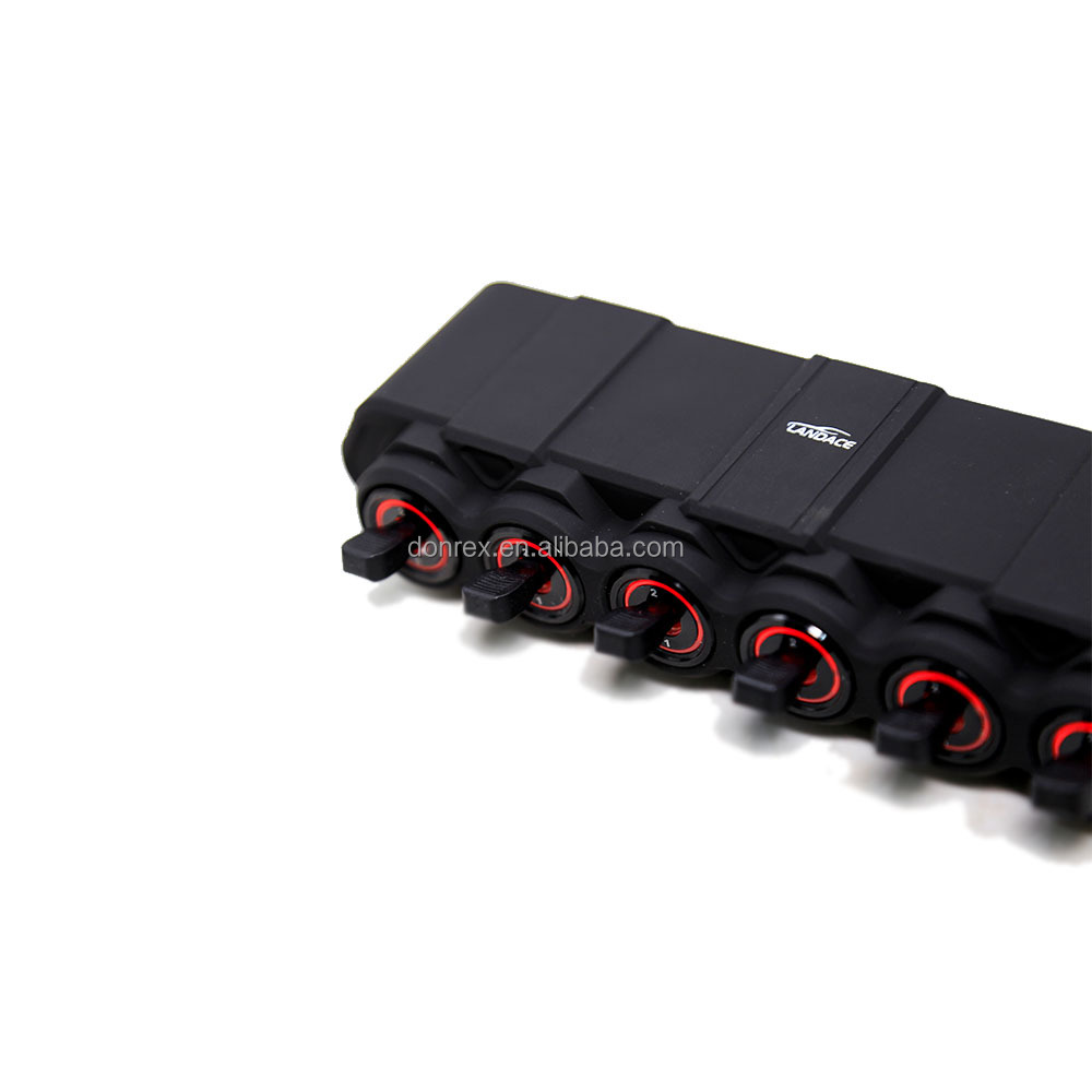 OEM 6 Rocker Switch Panel Roll Bar Mount Anodizing Aluminum Alloy