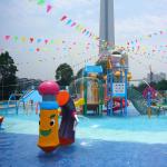 Kids And Adults Water Park Equipment Spray Aqua Play Structure 3~5 Persons for