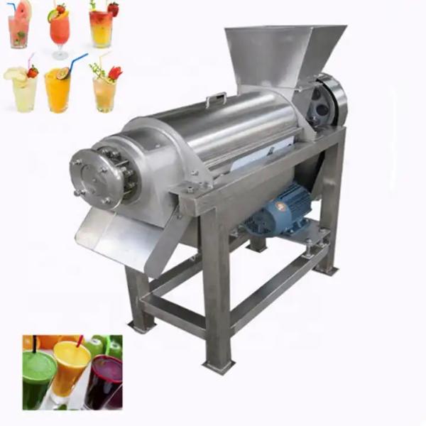 China 304 Stainless Steel Coconut Milk Screw Industrial Fruit Apple Watermelon Orange Juice Crusher Juicer Extractor Machine factory