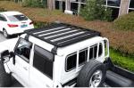 4x4 Vehicle Exterior Accessories Flat Powder Coated Aluminum Alloy Roof Rack