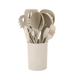 China 12 Pcs Kitchenware Cocina Cookware Utensil Set with Wooden Handles and ISO9001 Approved factory