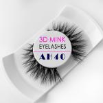 3D Mink Fur Eyelashes Soft Cotton Band Customized Thickness 8 - 27mm Length
