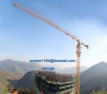 Huge PT7532 Flat Top Tower Crane 20tons Max Load CIF Dubai Price
