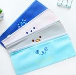 Leather PVC Promotional Bag Customized Color For Pencil Stationery