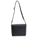 OEM Cowhide Branded Shoulder Bag Mens Louis Vuitton District PM Messenger Style