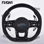Customizable Leather/Carbon Fiber Mercedes Benz Steering Wheel with Easy