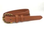 Solid Pin Buckle Width 25mm Waist Dress Belts For Jeans Pants