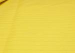 Yellow Strip Cloth 270GSM Antistatic ESD Fabrics Shrink Resistant