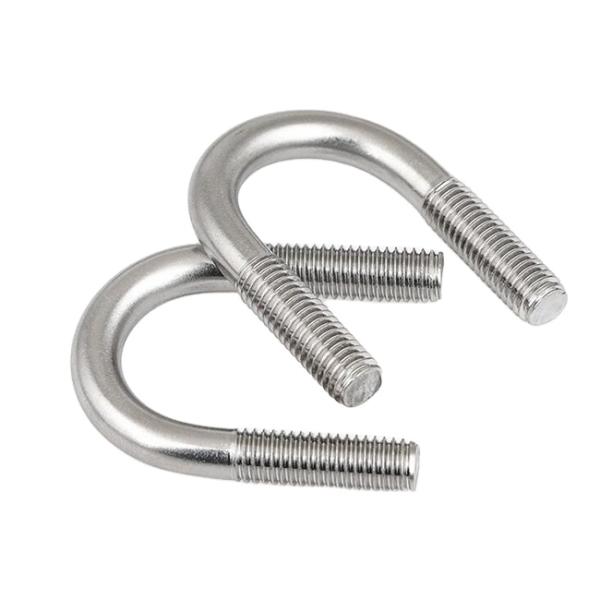 U-shaped Bolt 304 Stainless Steel U-shaped Screw Nut Set U-shaped Pipe Clamp Fixing Clip
