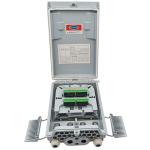 SM / MM Fiber Optic Splitter Box Light Grey 1x8 PLC Splitter