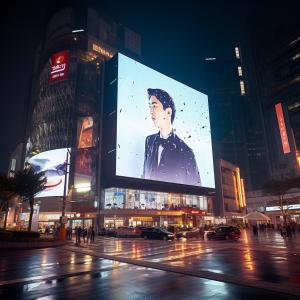 China Custom Waterproof Outdoor LED Advertising Screen P3.91 High Contrast Ratio factory