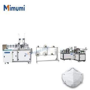 China High Stability Fully Automatic Mask Making Machine 40-55 Pcs / Min factory