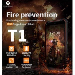 China Shockproof Ruggedized Android Tablet Bluetooth BT4.1 And Charger USB Cable factory