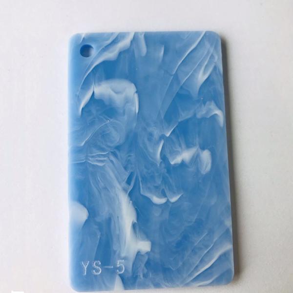 Blue Marble plastic sheet Hot Selling Cast 3mm PMMA Sheet Colorful cloudy